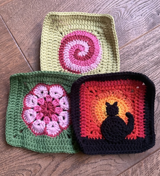 Part 2. Our blanket making for lovely waffle heads into its final stages.