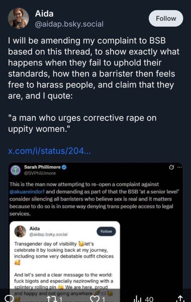 GLP are going after Sarah Phillimore and are going to lose - Part Two