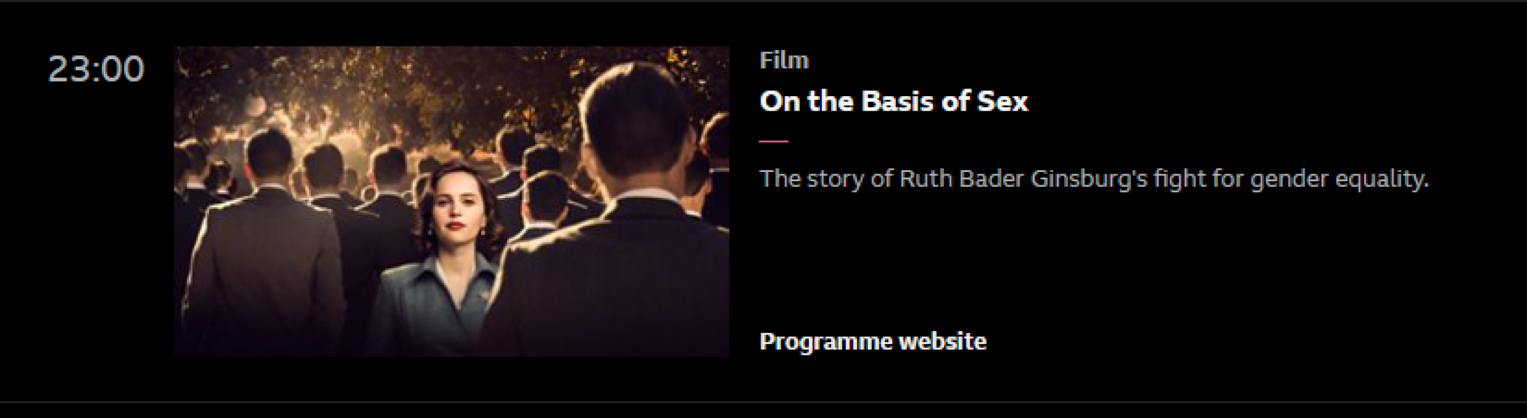 BBC using gender instead of sex again