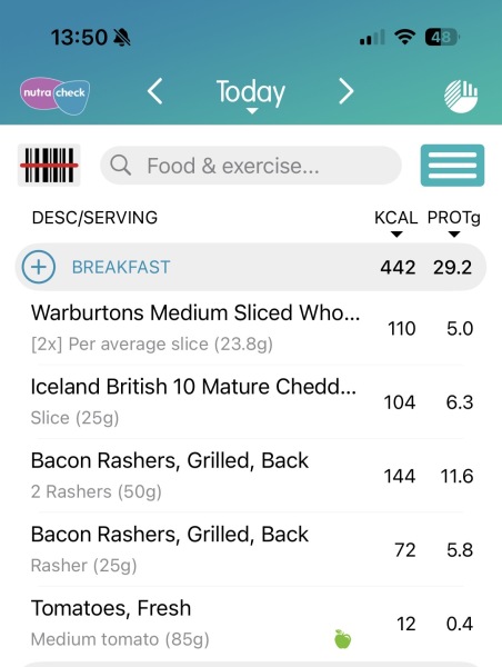 AIBU to think bacon sandwich lunch is not greedy?