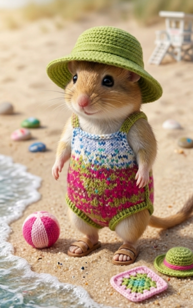 Part 2. Our blanket making for lovely waffle heads into its final stages.