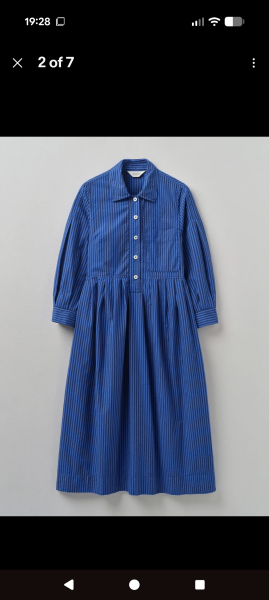 What colour tights and shoes would work with this Toast dress?