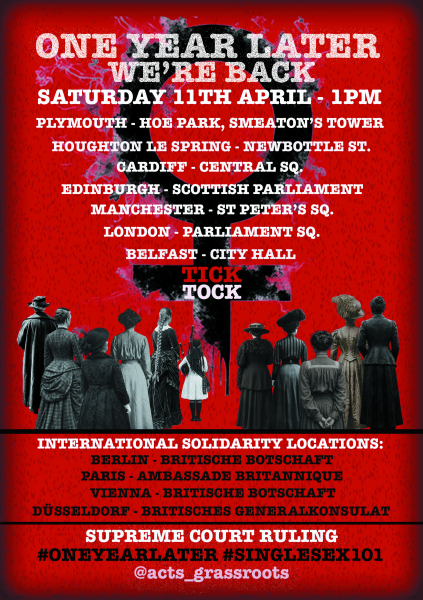 One Year Later: 11th April - National Day of Action