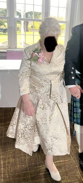 Where should a 70 year old bride get a dress from?