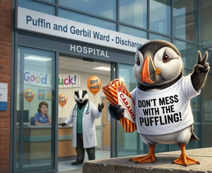 The Bluestocking: To the moon and back gerbil style.