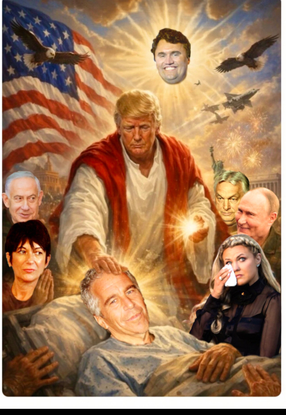 Trump as Jesus???