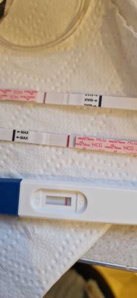 8dpo Evening tests. LINE EYES PLEASE 👀🤞