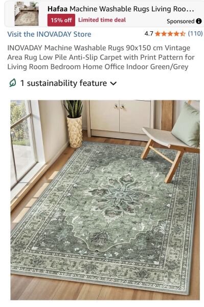 Washable rug help!