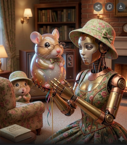 The Bluestocking: To the moon and back gerbil style.