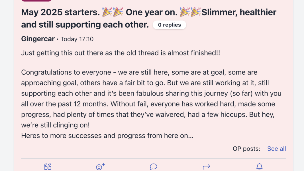 May 2025 Starters Thread 8. Happy One Year Anniversary To Us!!