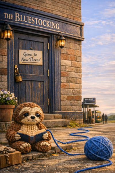 Touchdown at the Newest Bluestocking Inn. Pudding, cups of tea, the vegetable garden coming into its own, and gerbils beautiful gerbils all furry.