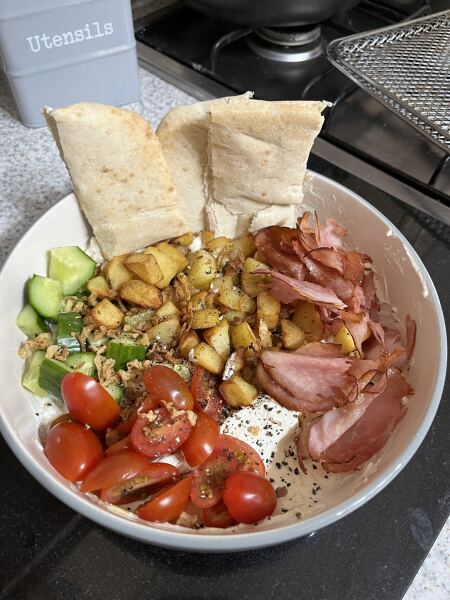 To ask what your favourite lazy, but still kind of health dinner is?