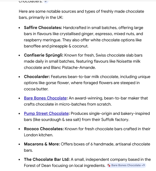 Fresh Chocolate