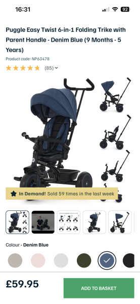 4 year in buggy