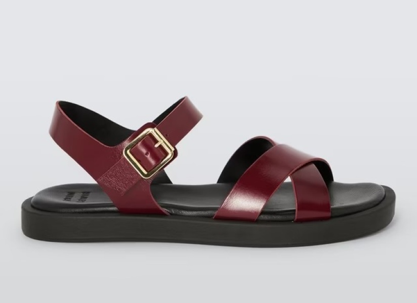 Flat sandals with straps that don't make me look like I'm 80