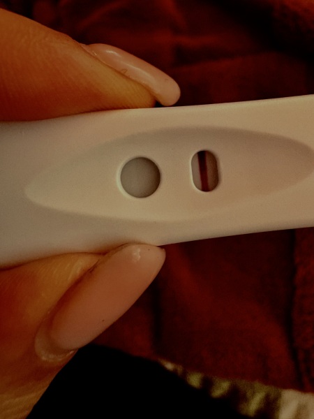 Faint positive or random smudge?