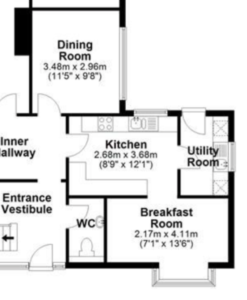 How would you reconfigure this kitchen, breakfast room and dining space?