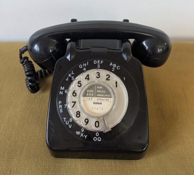 Where did you keep your landline in your childhood home?