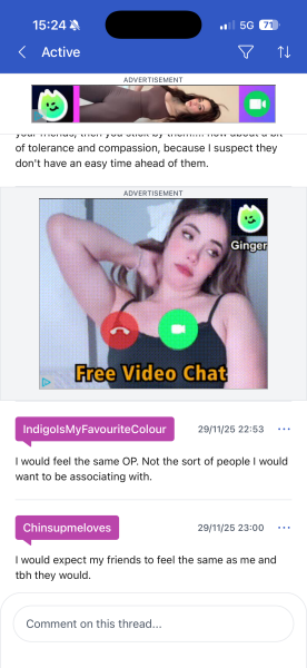 Grim adverts on Mumsnet