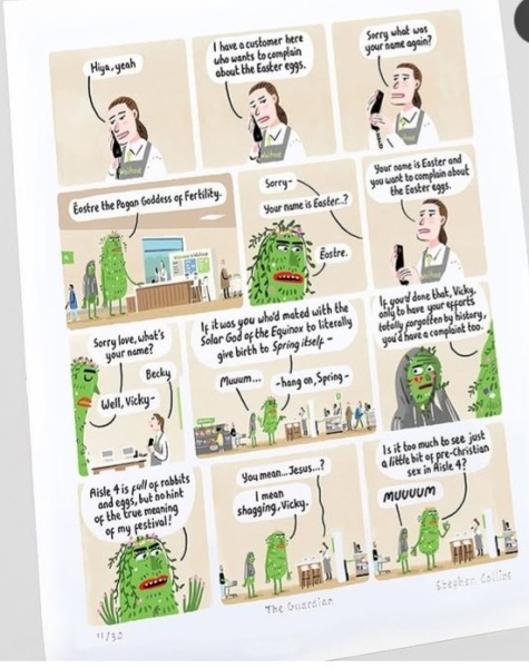 To judge parents who do not even tell their children Easter is a religious festival