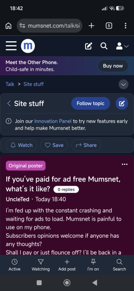 If you’ve paid for ad free Mumsnet, what’s it like?
