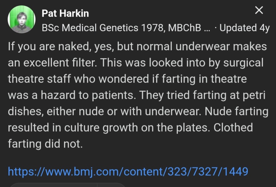 AIBU to change the bed sheets after DH farted in bed?