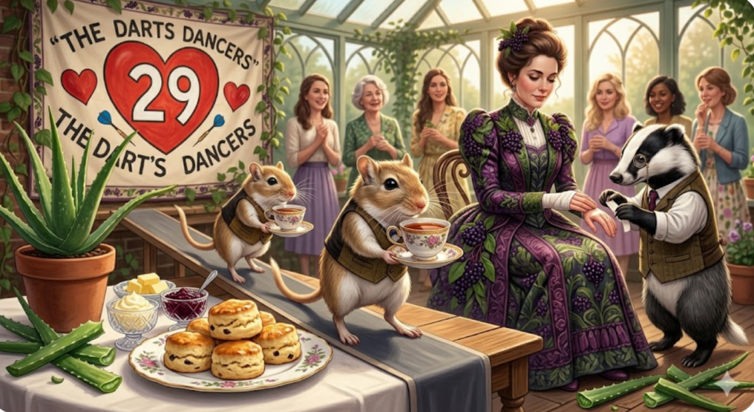 The Bluestocking: To the moon and back gerbil style.