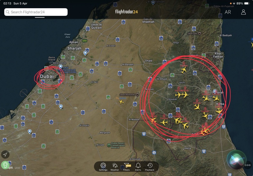 Storm Dave - Flightradar - especially Leeds Bradford.