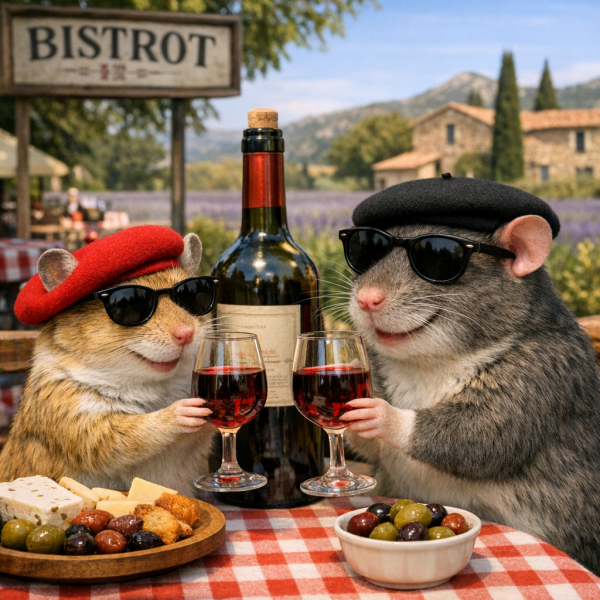 The Bluestocking: To the moon and back gerbil style.