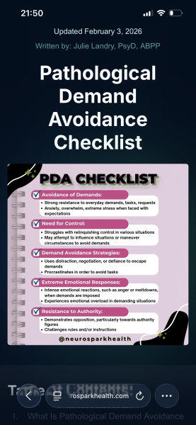 Anyone married to someone with PDA and managing everyday family life?