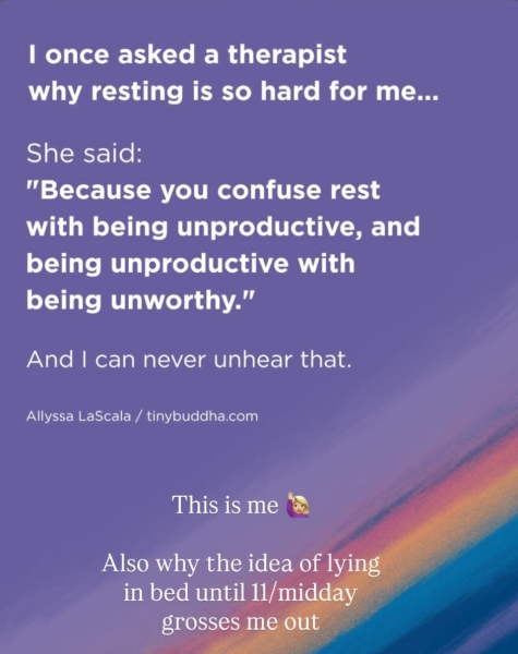 AIBU to think lazy days are underrated in modern life?