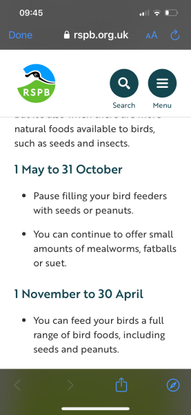 Anyone else feeling sad about not feeding the birds?