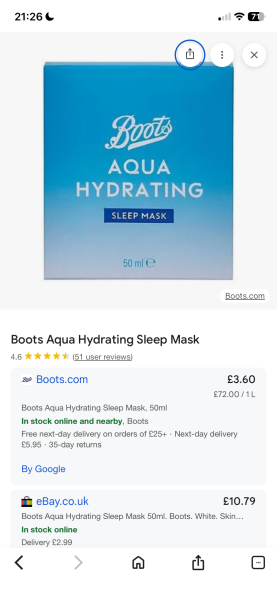 ‘Drugstore’ night cream that smells amazing?