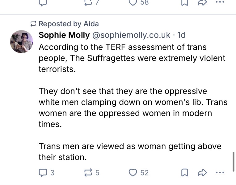Transgender hate on mum's net
