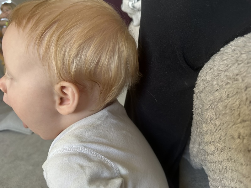 Is my baby’s red hair growing out??