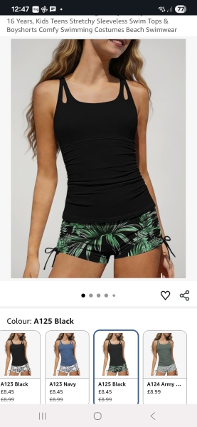 Tankini for teen