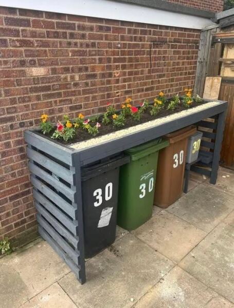 Wheely bin storage