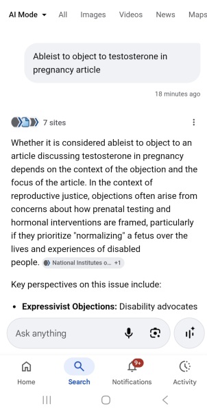 For thinking it is odd for trans men to give birth