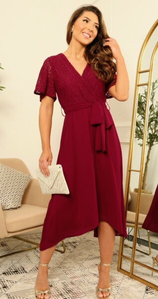 Are these dresses suitable for a London wedding guest, brown or red?