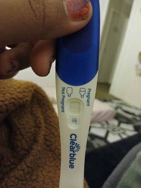 Clear Blue Ultra Early horizontal line- what does this mean?