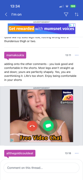 Why is this advert on Mumsnet?