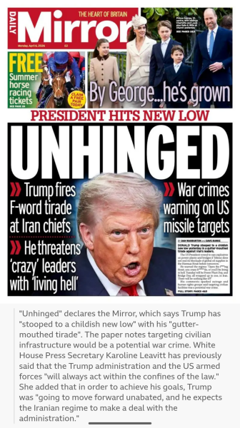 AIBU to think Trump appears increasingly unhinged?