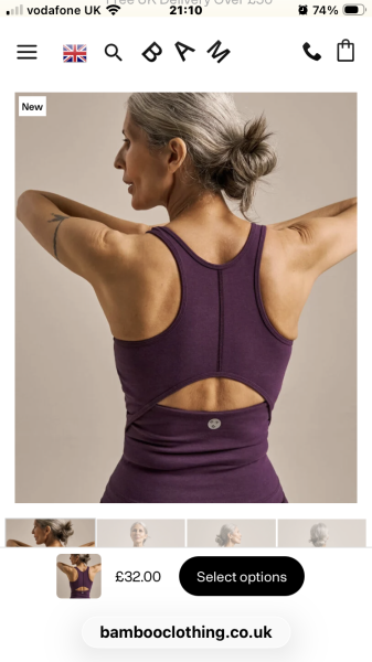 Can anyone help me find this cropped gym top with cross/twist-back detail?