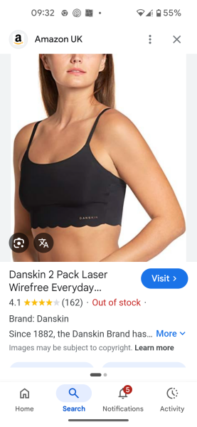 Sensory friendly bra top