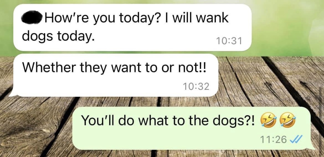 To think this is expensive for a dog walker?