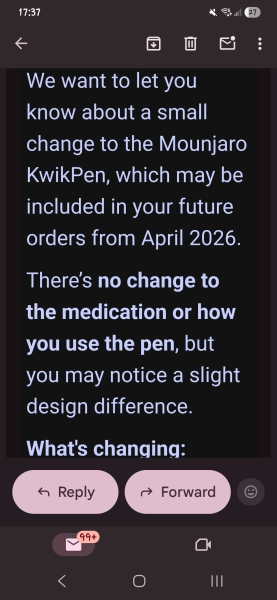 Has anyone received a new style pen yet?