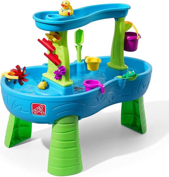 Would you let a 4 year old play unsupervised in the garden with water table?