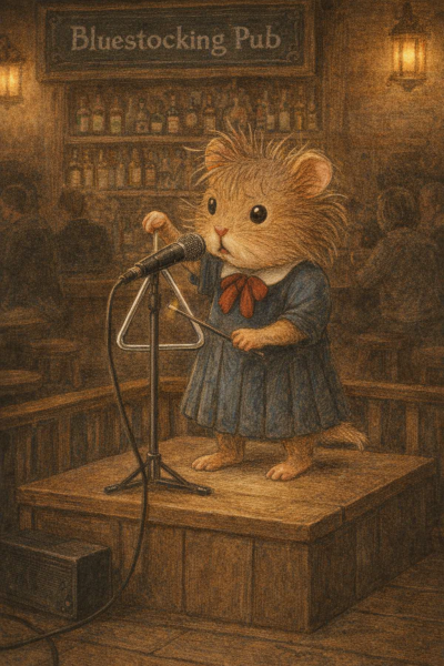 The Bluestocking: To the moon and back gerbil style.