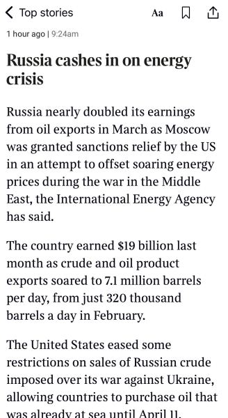 Now that America are the baddies what sort of world order are we going for