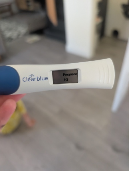 Could this be a very faint positive at 8 or 9 dpo